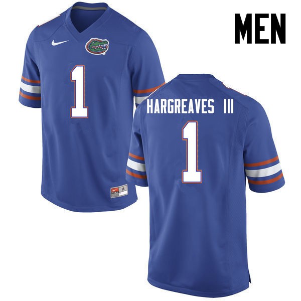 Florida Gators Men #1 Vernon Hargreaves III College Football Blue